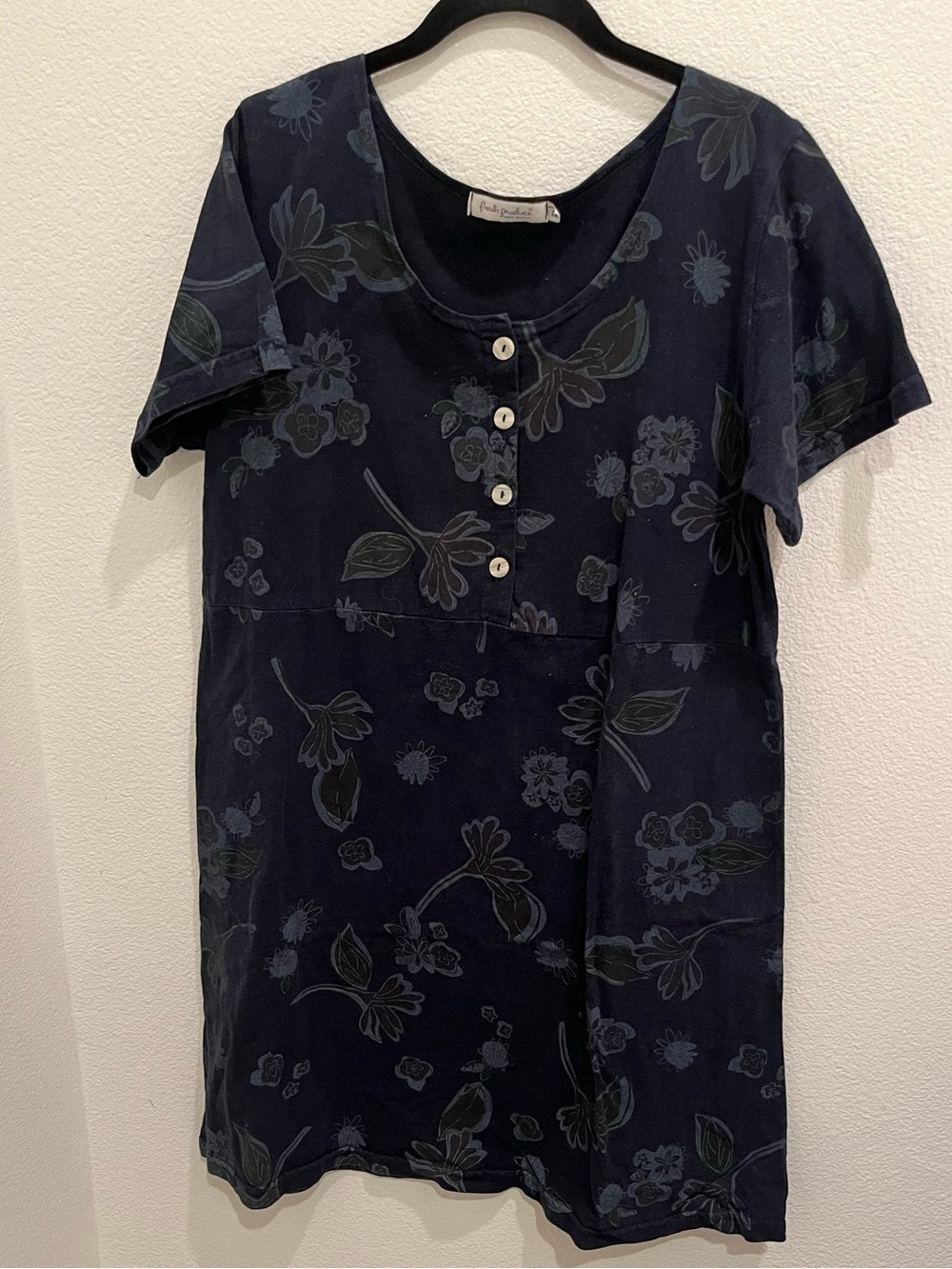 Fresh Produce Floral Top / Mini Dress – Size Medium